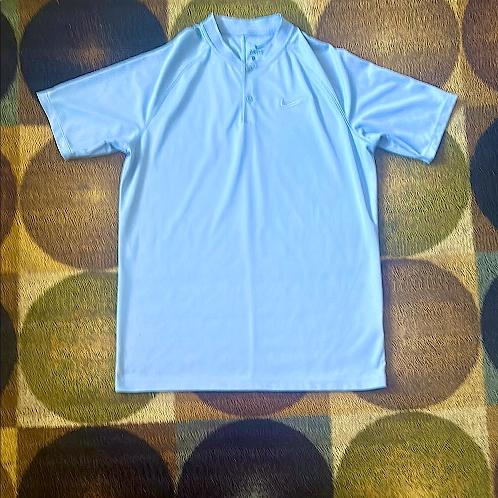 Nike Sky Blue Athletic Golf shirt